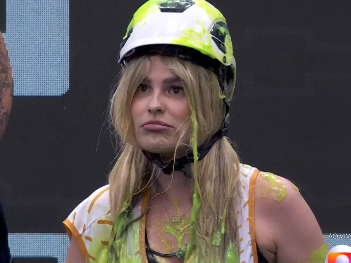 Yasmin Brunet durante a primeira Prova do Líder BBB 24